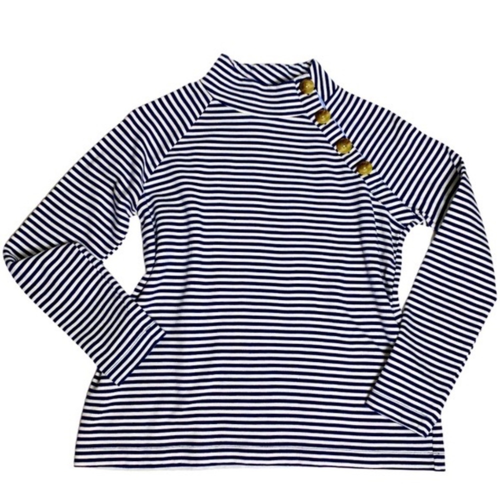 Vineyard Vines Mock Neck Pullover Size Small (fit is XS)